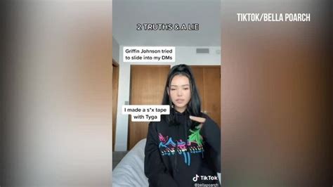 tyga bella poarch sex tape|Tyga alleged sex tape with TikTok star Bella Poarch, 19, leaks。